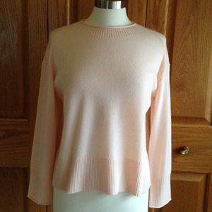 J. CREW -Everyday Cashmere Ribbed Neck Sweater-NWT